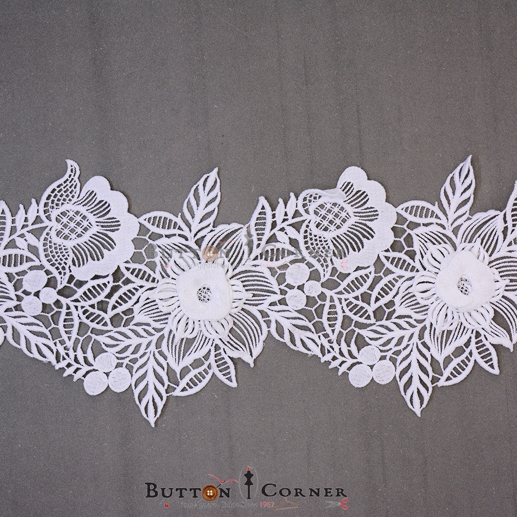 Flower Design Shuttle Lace