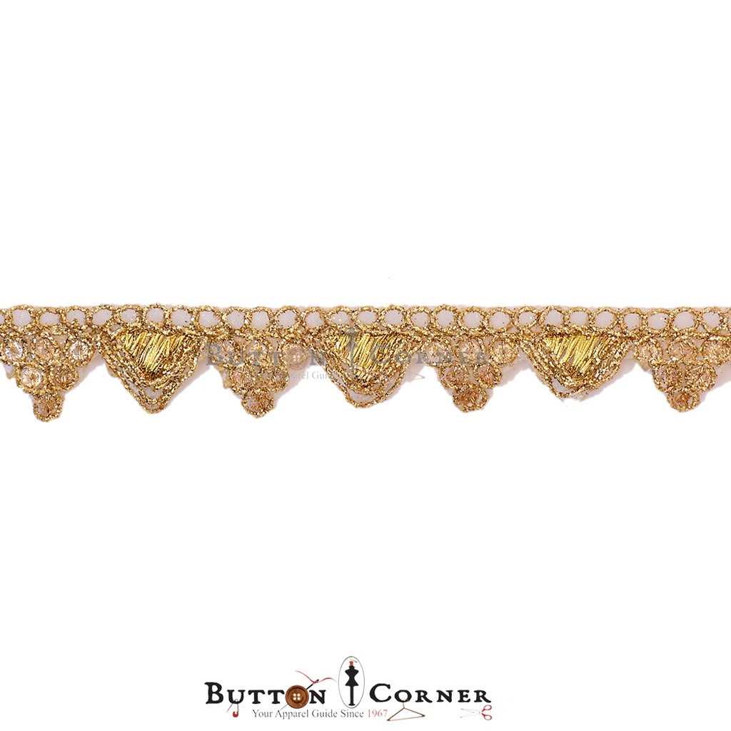 Fancy Gota Lace With Thread