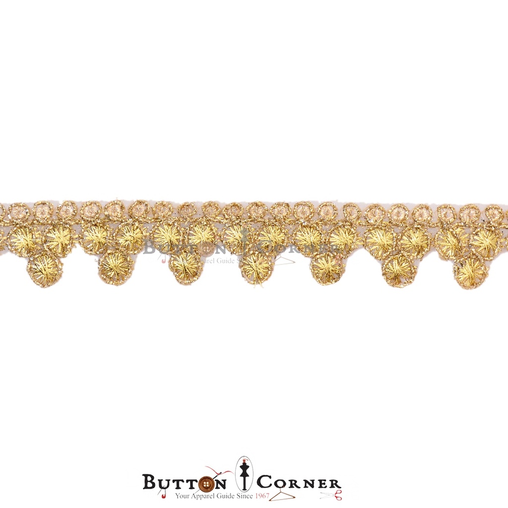 Fancy Gota Lace With Thread