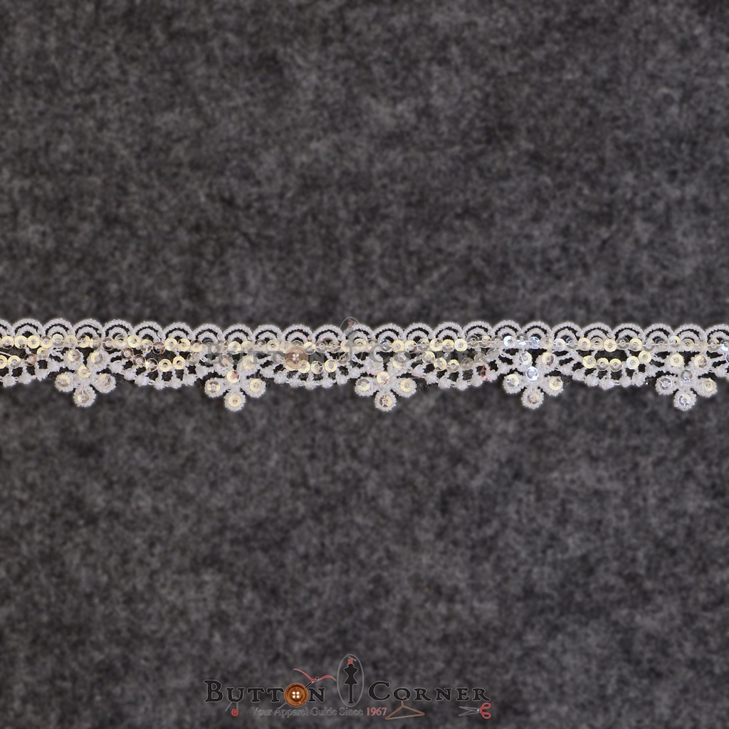 Shuttle Sequence Lace