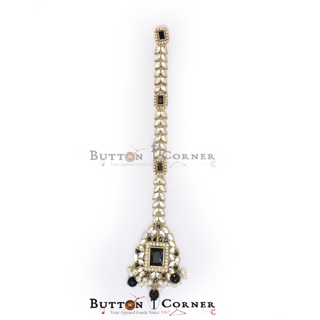Fancy Kundan Button Patti