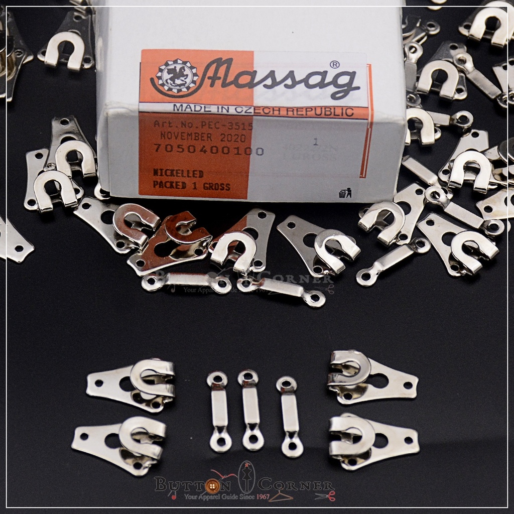 2 Part Trouser Hooks (Zeco Hook)