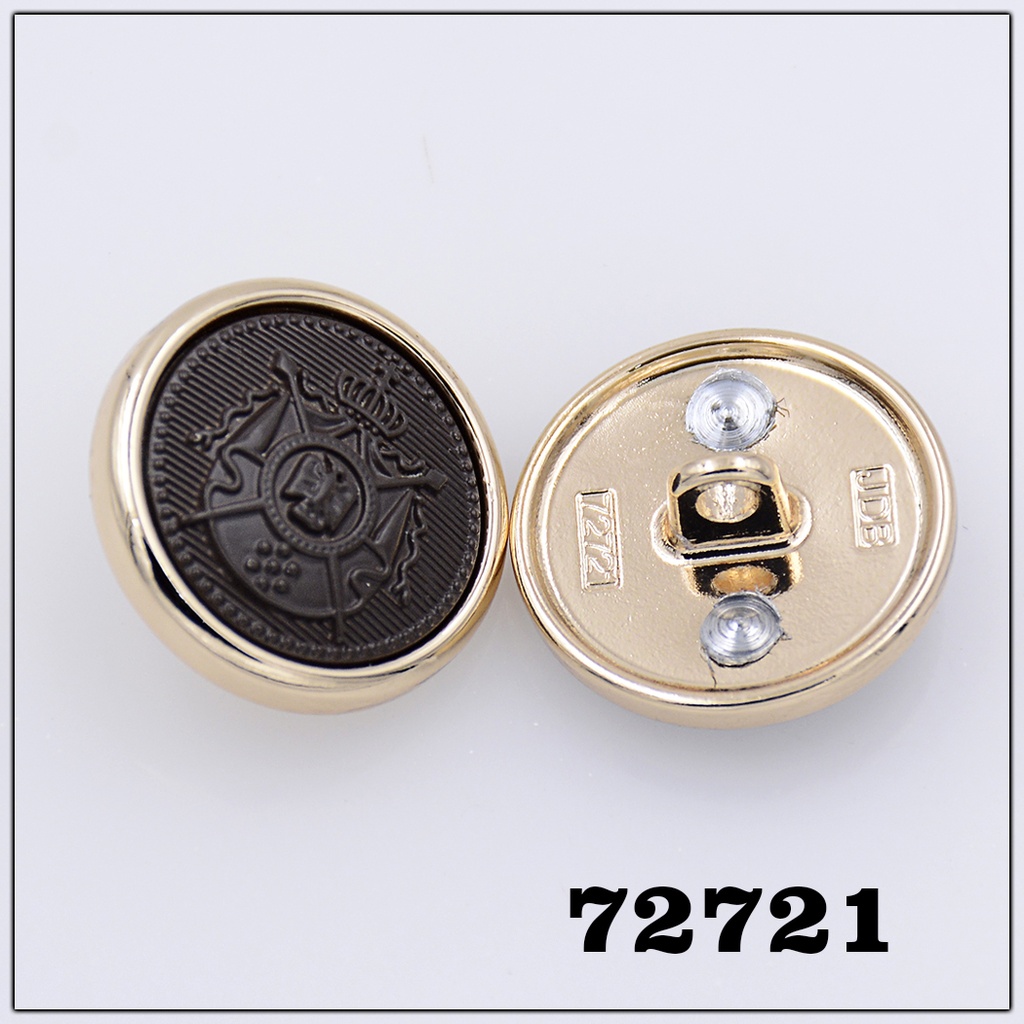 Crown Metal Suiting Button