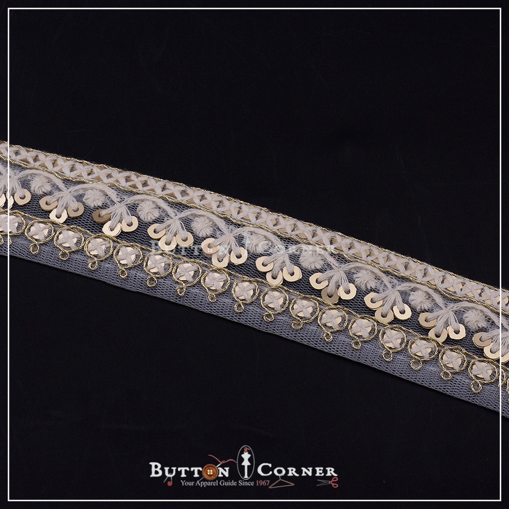 Fancy Sequence Embroidery Lace