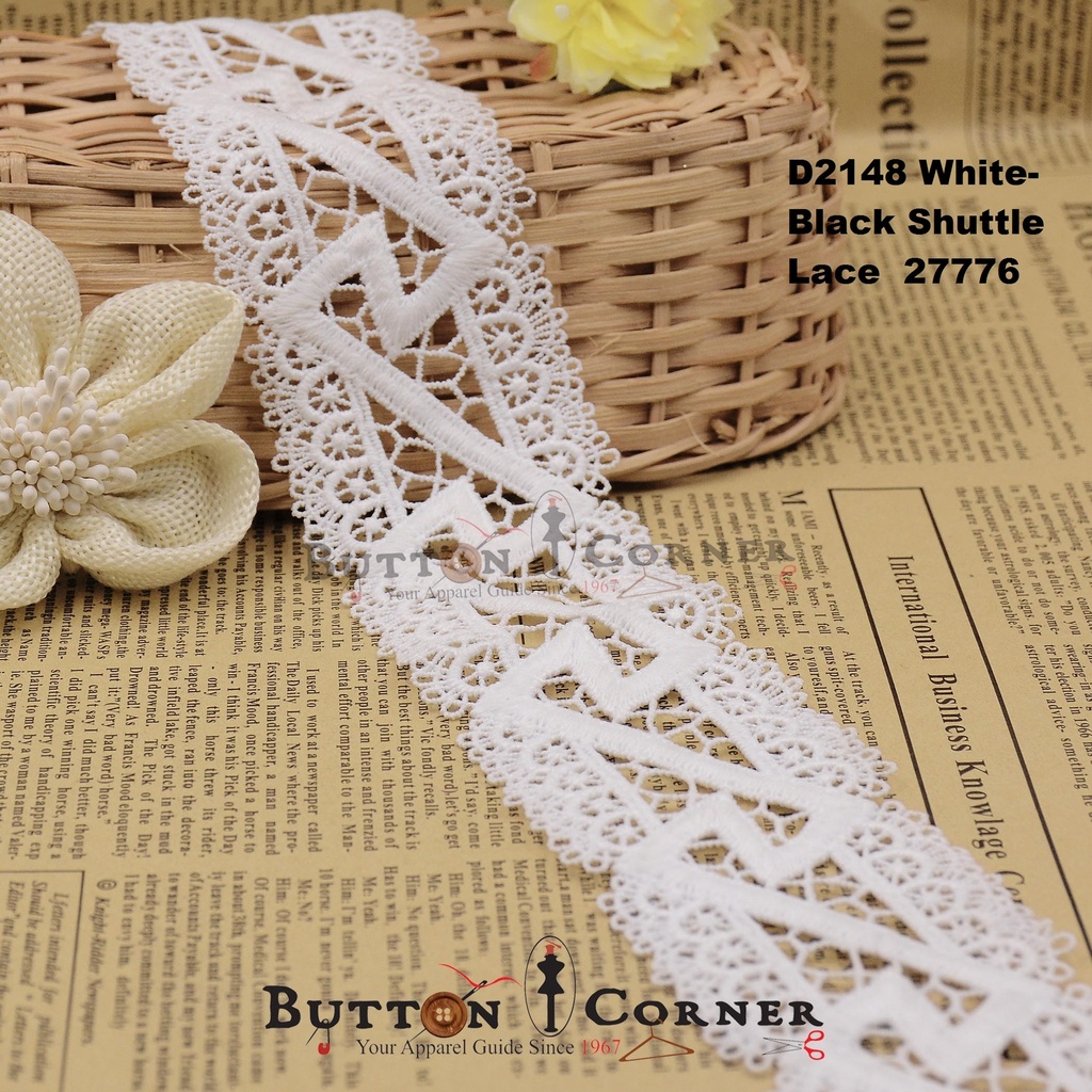 Double Side Border Shuttle Lace