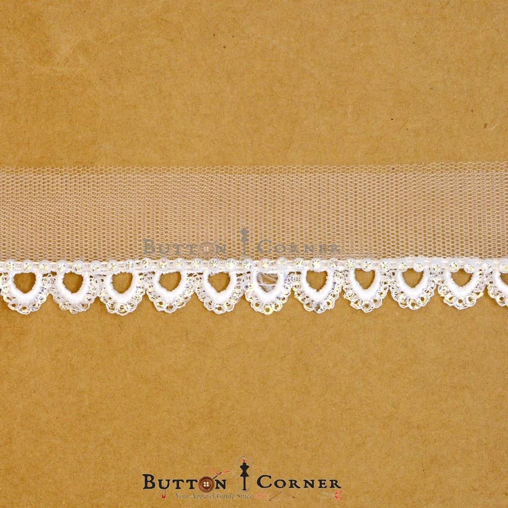 Shuttle Sequence Lace