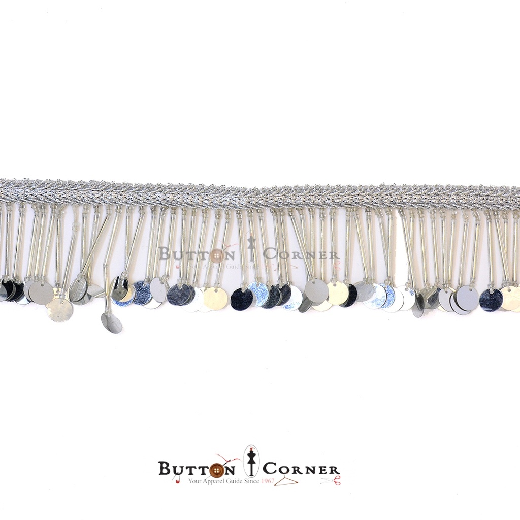 Fancy Glass Beads Hanging Lace