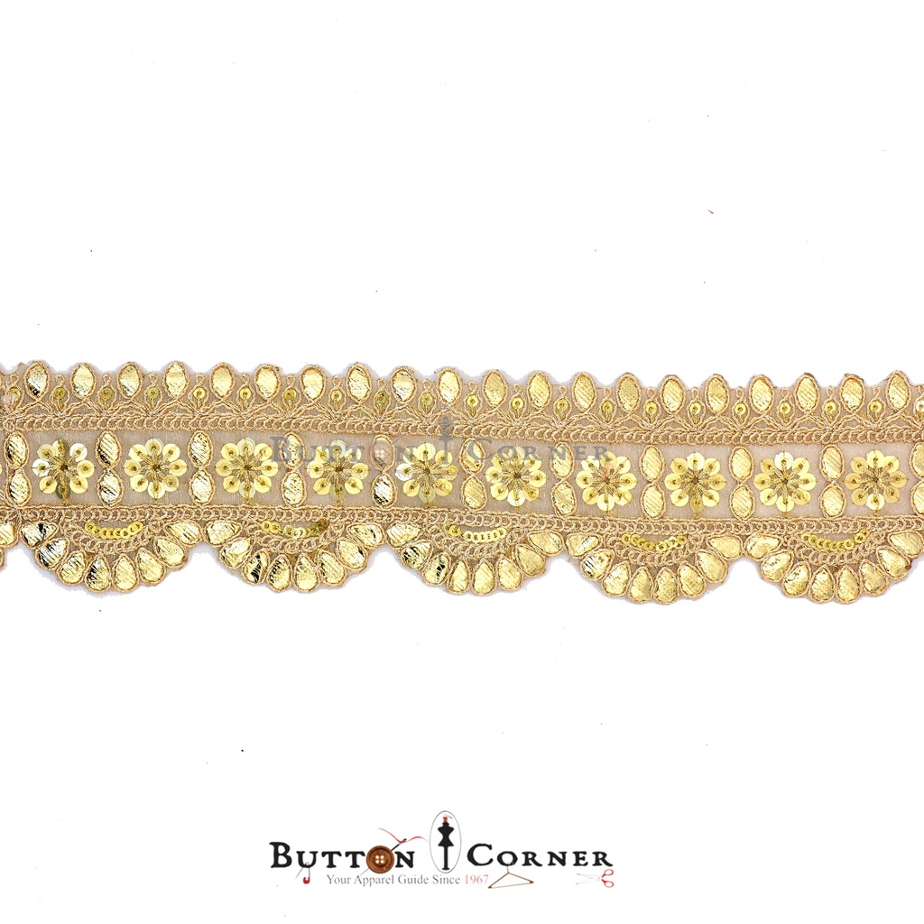 Fancy Sequence Gota Lace