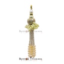 Fancy Pearl & Stone Glass Beads Tassel