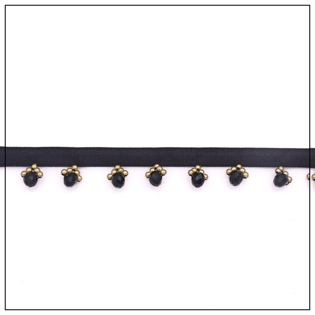Fancy Glass Beads Hanging Lace