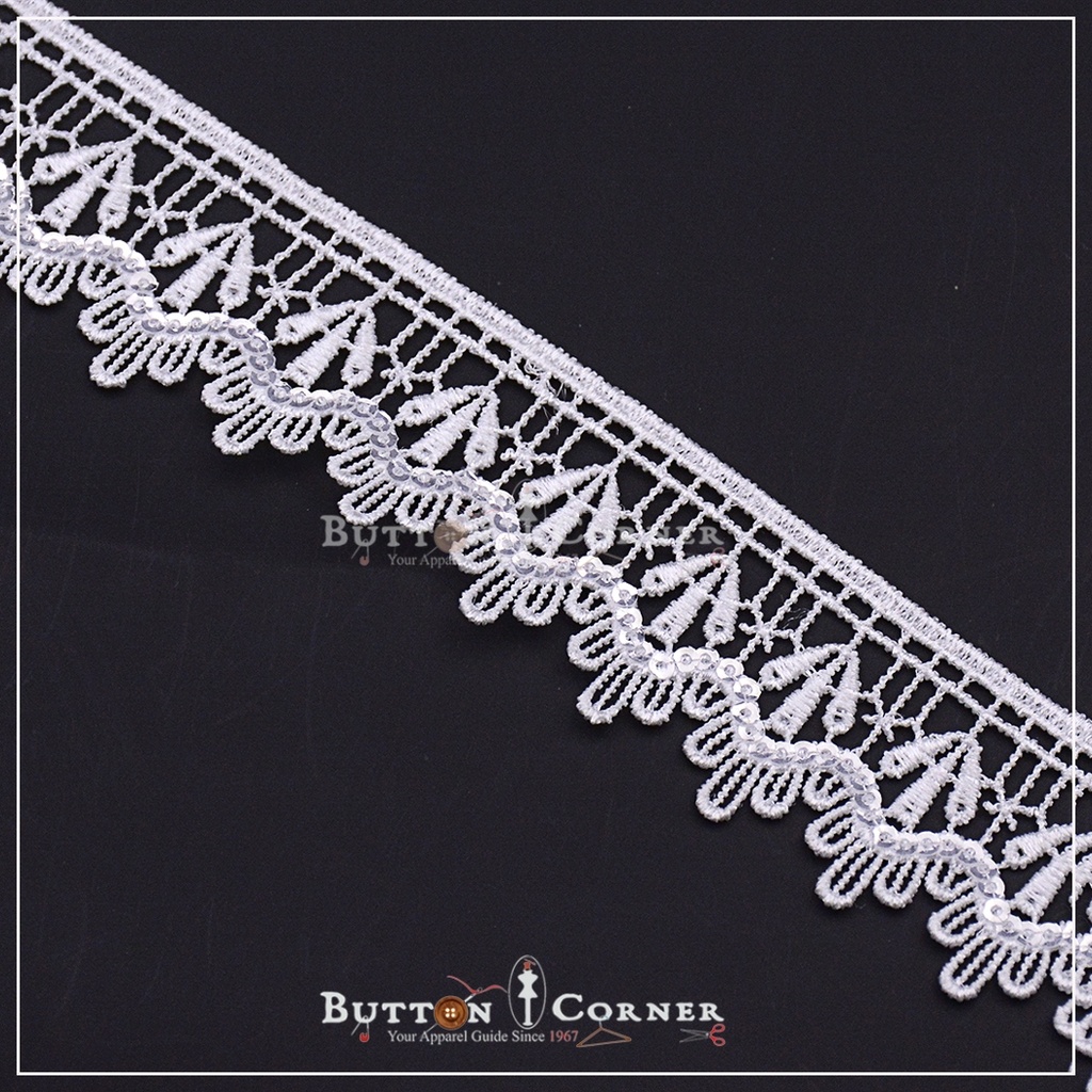 Shuttle Sequence Lace