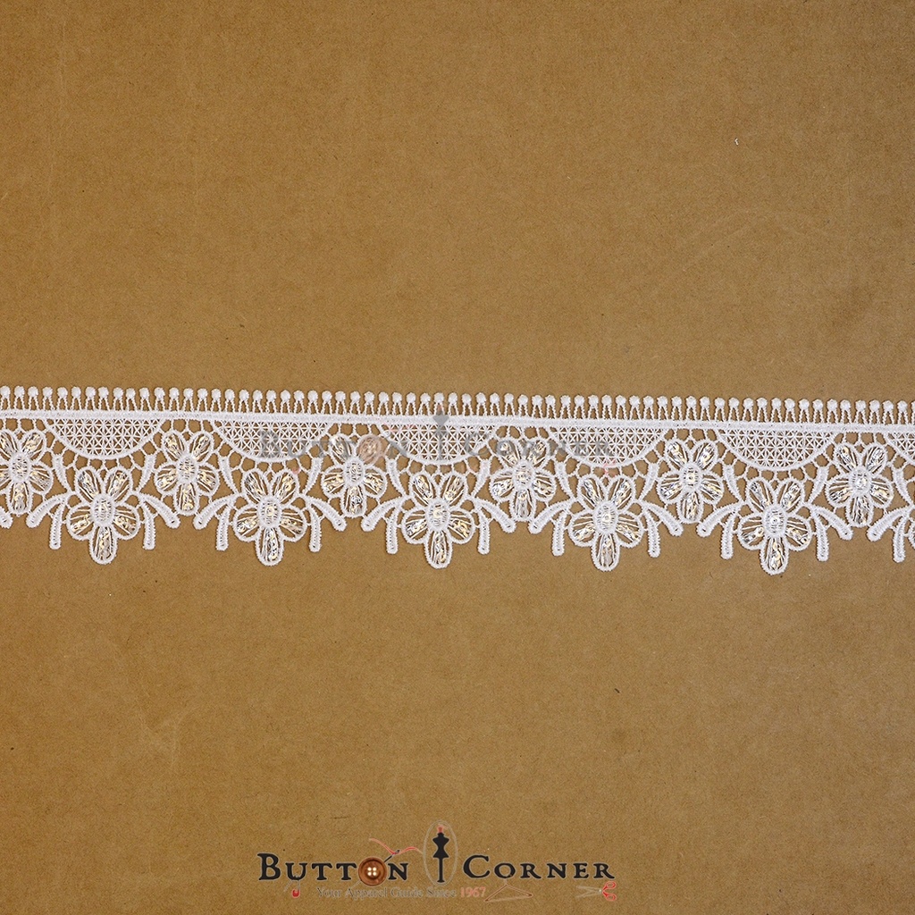 Shuttle Sequence Lace