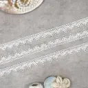 One Side Border Shuttle Sequence Lace