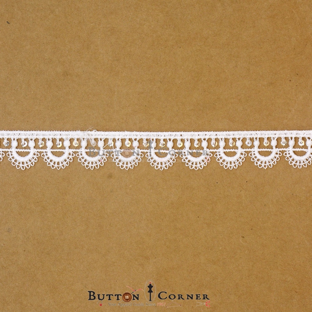 Shuttle Sequence Lace