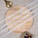 One Side Border Shuttle Lace
