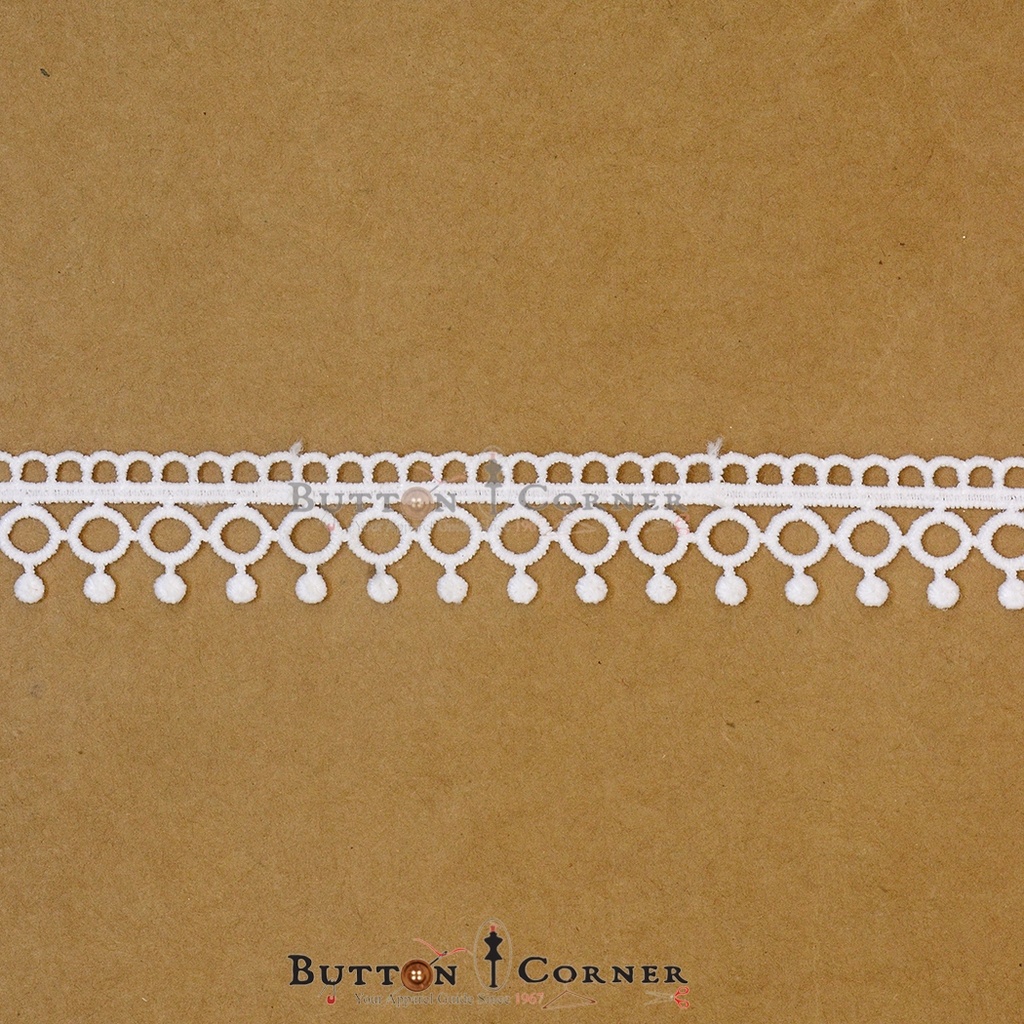 One Side Border Shuttle Lace