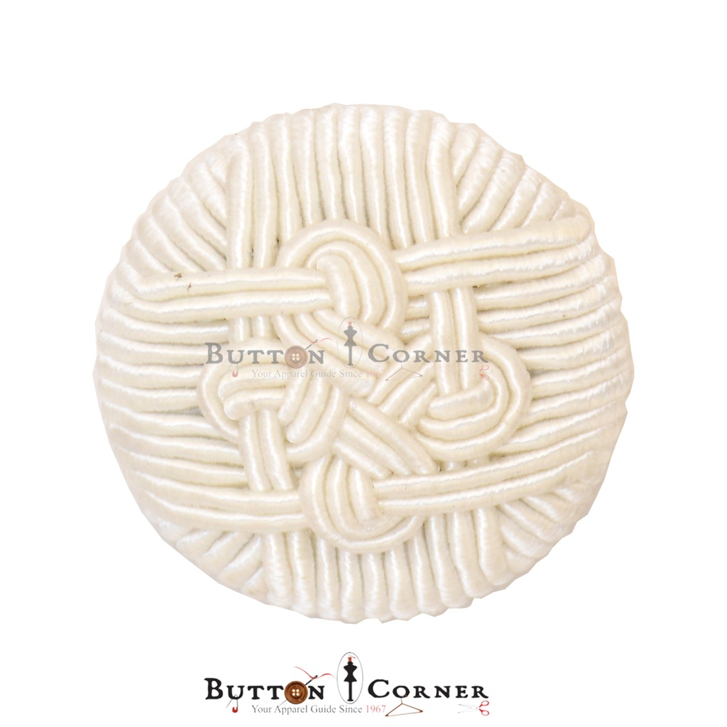 Braided Cord Hand-Crafted Button