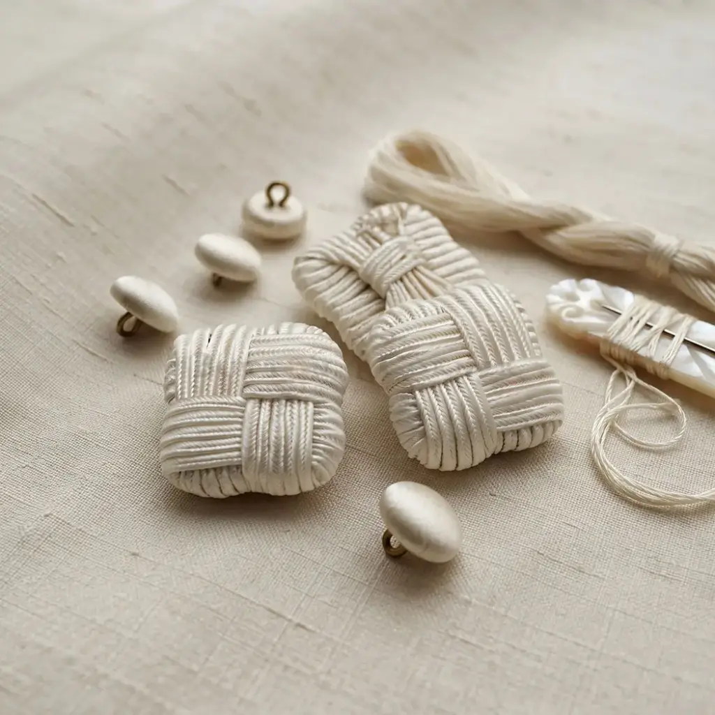Square Shape Chinese Frog Button