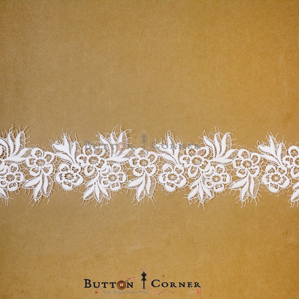 Applique Shuttle Sequence Lace