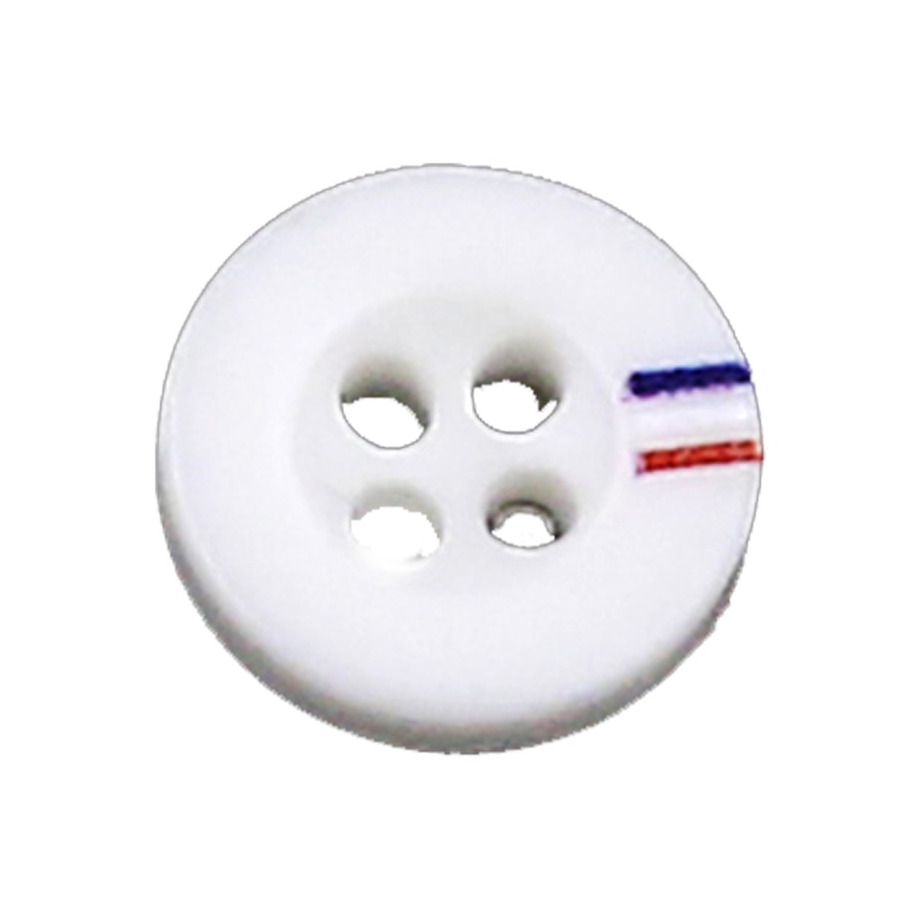 French Logo Chalk Button P Shape