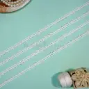 One Side Border Shuttle Lace