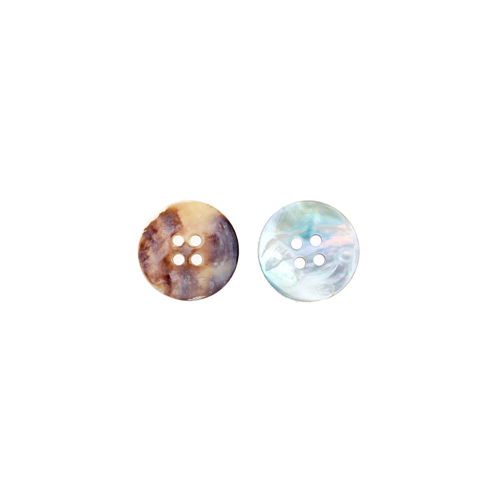 Agoya Japan Round Shape 4 Hole Shell Button