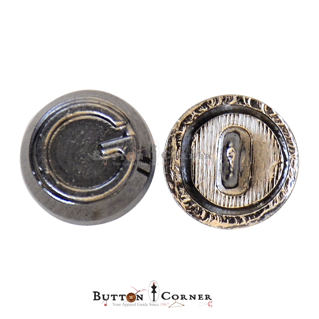 Power Symbol Shape Shank Button