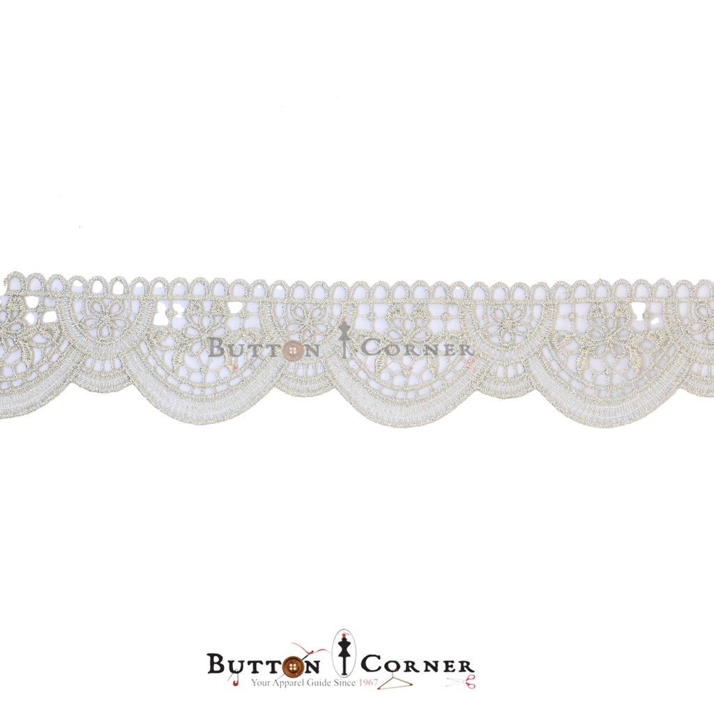 Metallic Yarn Zari Lace