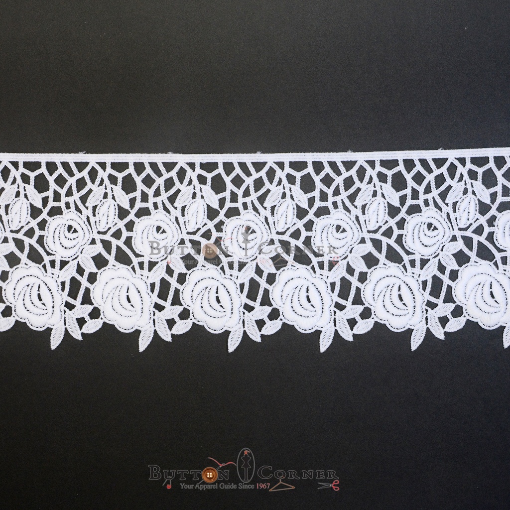 One Side Border Shuttle Lace