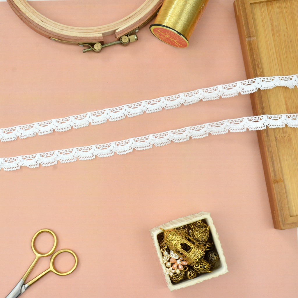 One Side Border Crochet lace