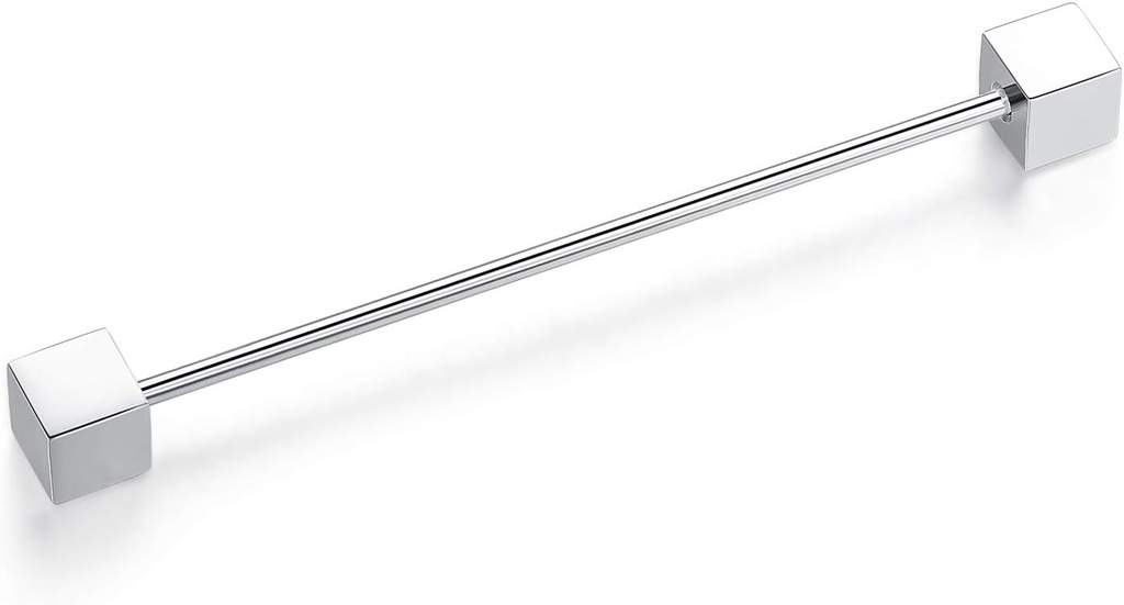 Square Clip Bar Brooch Pin