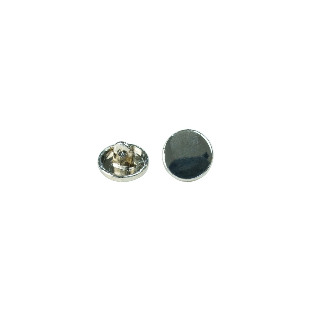 Round Shape Plain Metal Button