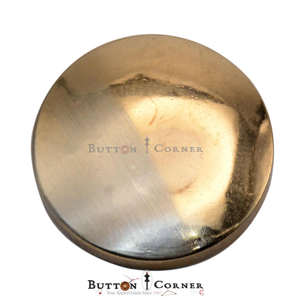 Round Shape Plain Metal Button