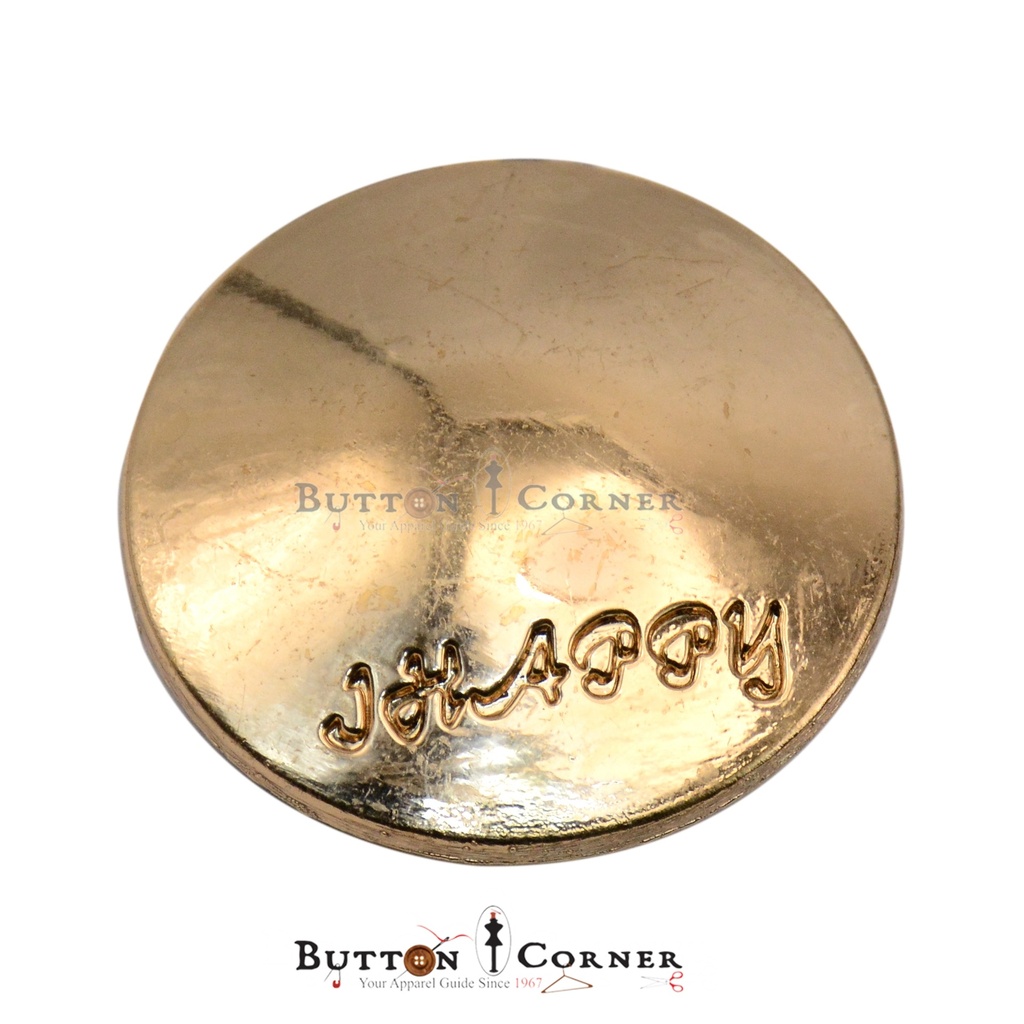 Laser Cut Round Metal Suiting Button