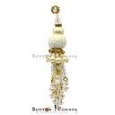 Fancy Glass Beads Pearl Crystal Tassel