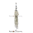 Fancy Glass Beads Crystal Tassel