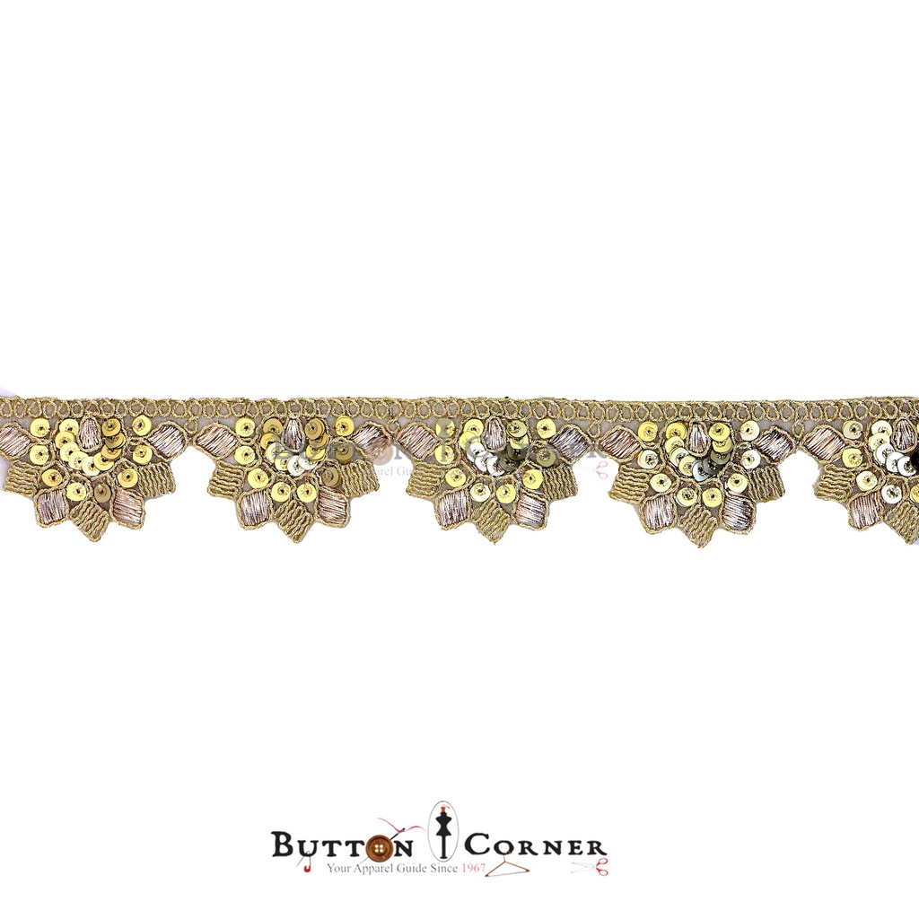 Fancy Sequence Gota Lace
