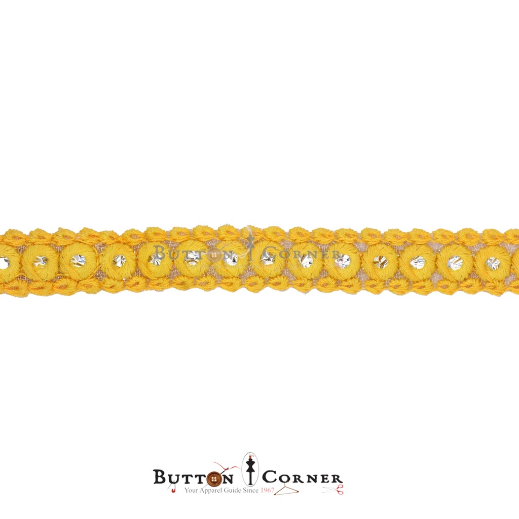 Double Side Border Net Embroidery lace