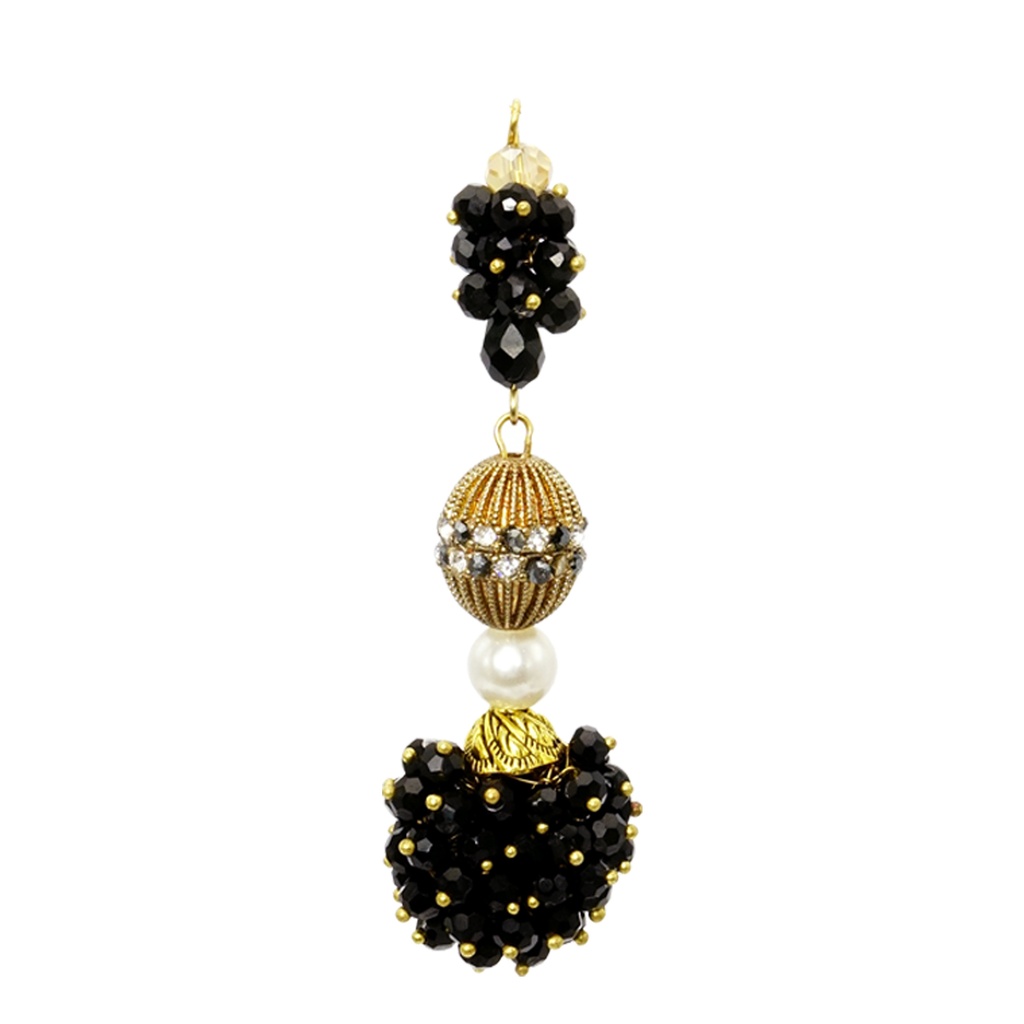 Fancy Pearl & Crystal Tassel
