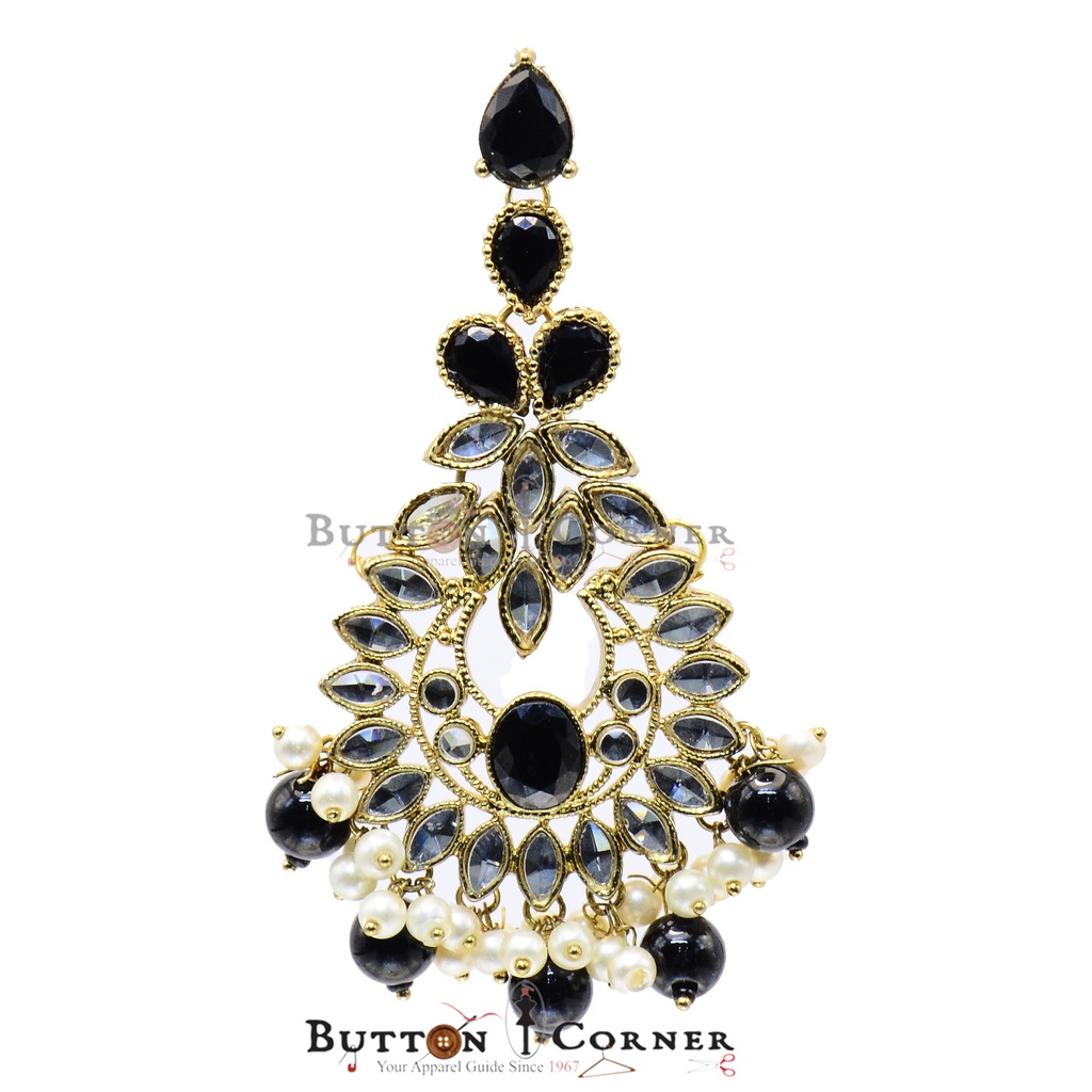 Fancy Kundan & Pearl Tassel