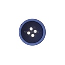 Thick Rimmed Border Polyester Resin Suiting Button