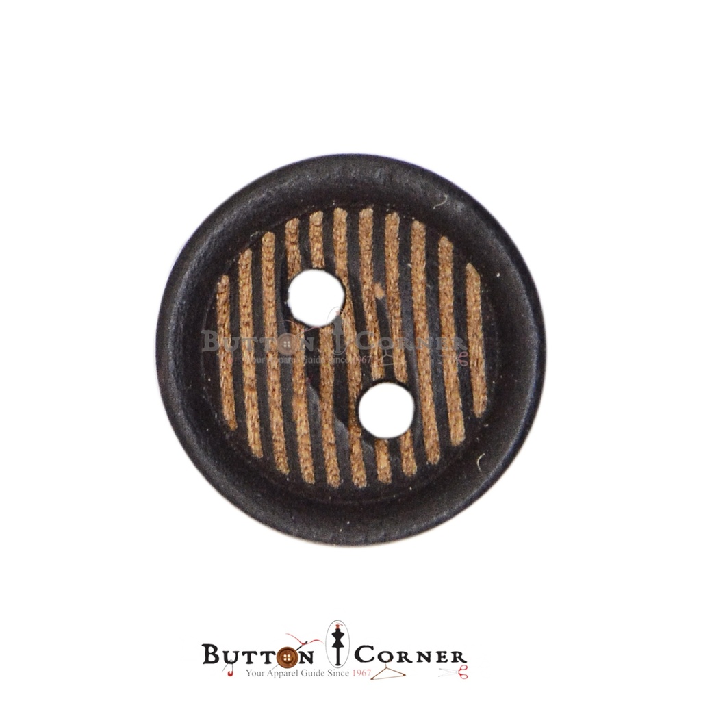Laser Cut 2 Hole Wooden Button