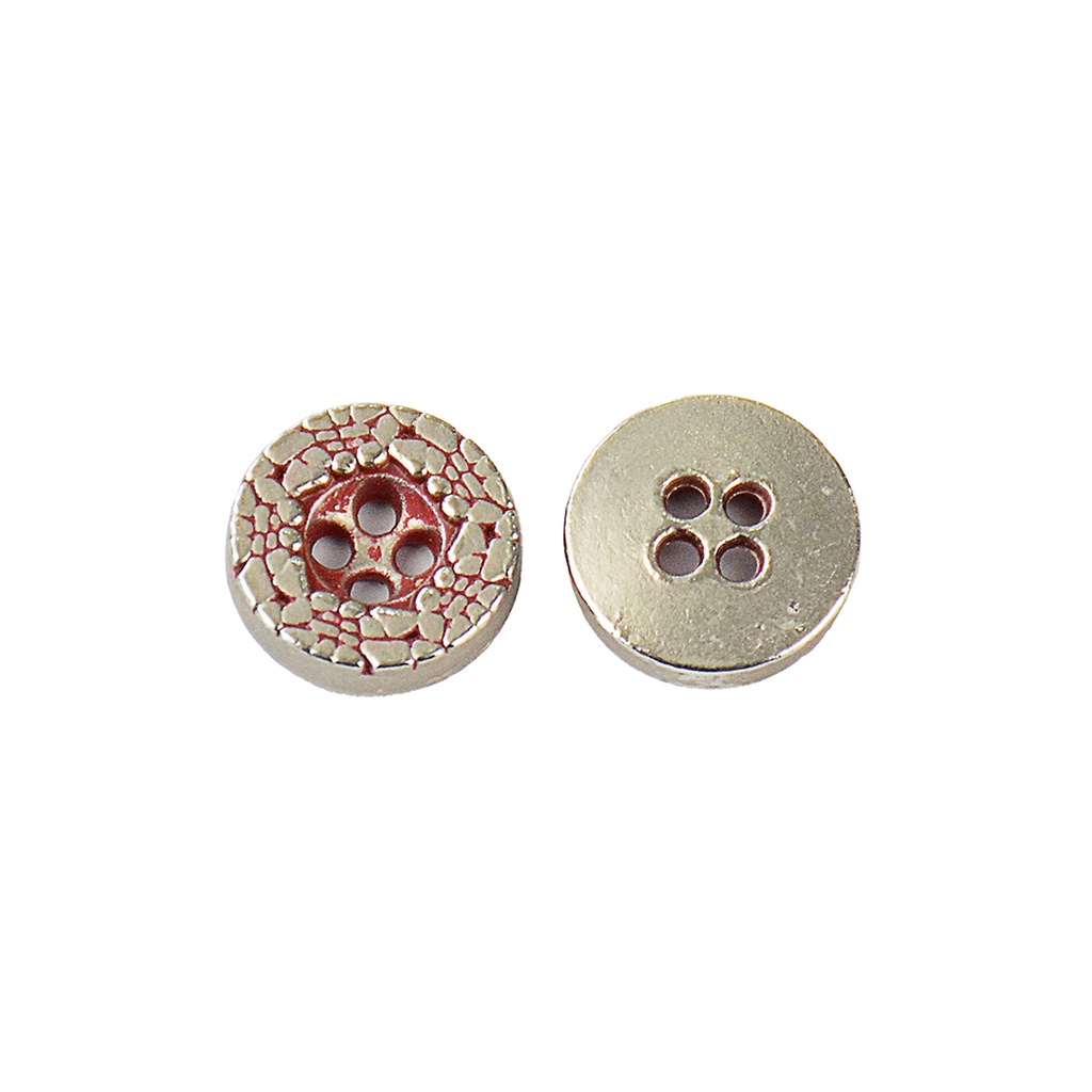 Snake Skin 4 Hole Shirt Button