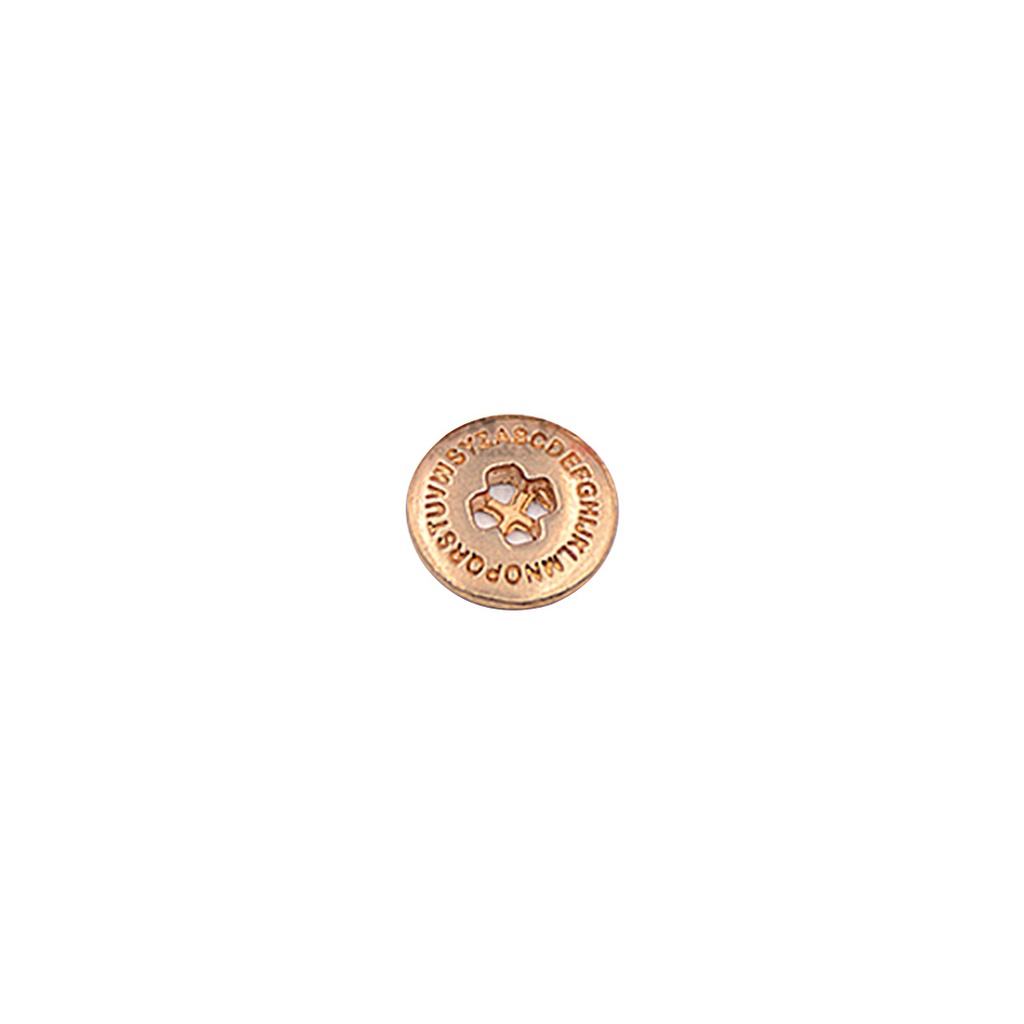 A to Z Alphabet 4 Hole Shirt Button