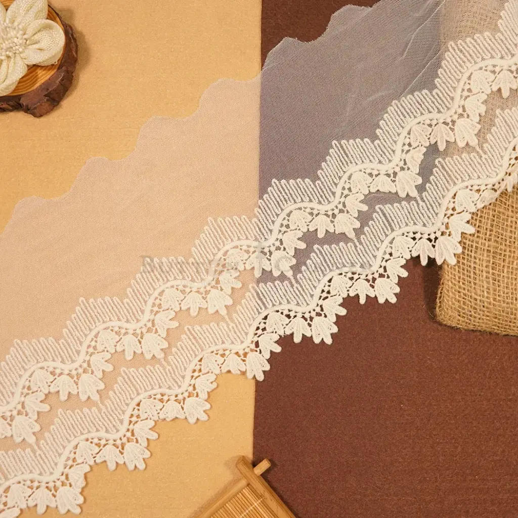 Embroidery Net Scallop Lace