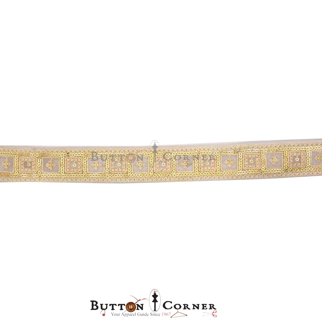 Fancy Sequence Embroidery Net Lace