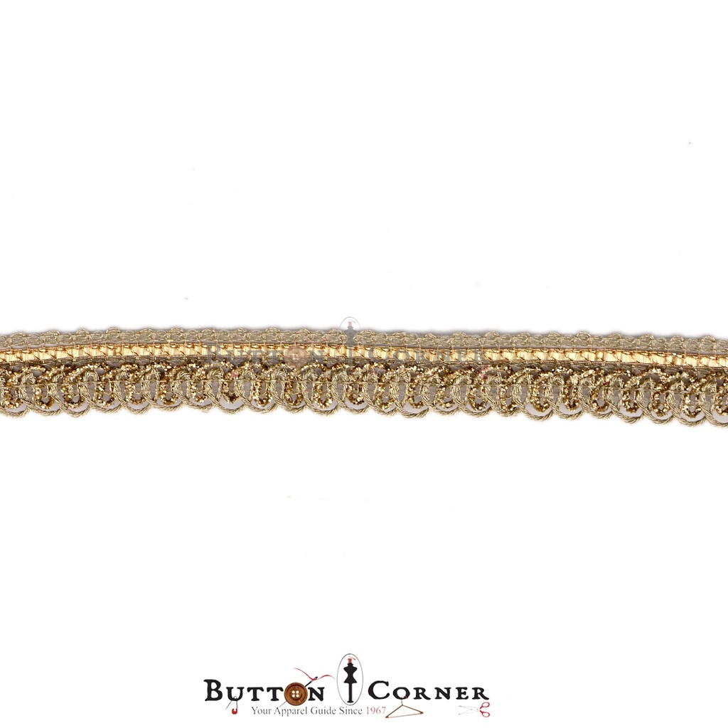 Fancy Metallic Yarn Lace