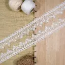 One Side Border Shuttle Lace