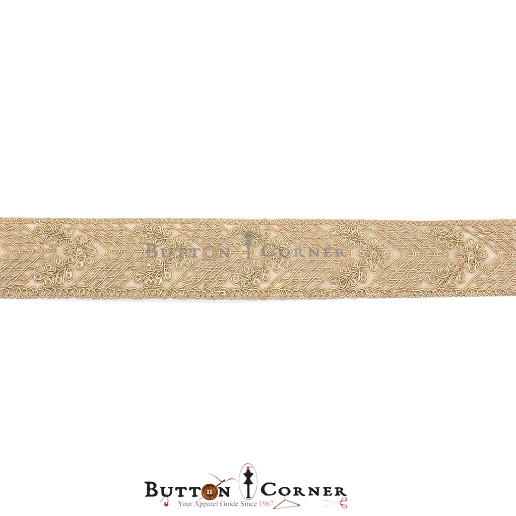 Fancy Metallic Yarn Net Lace