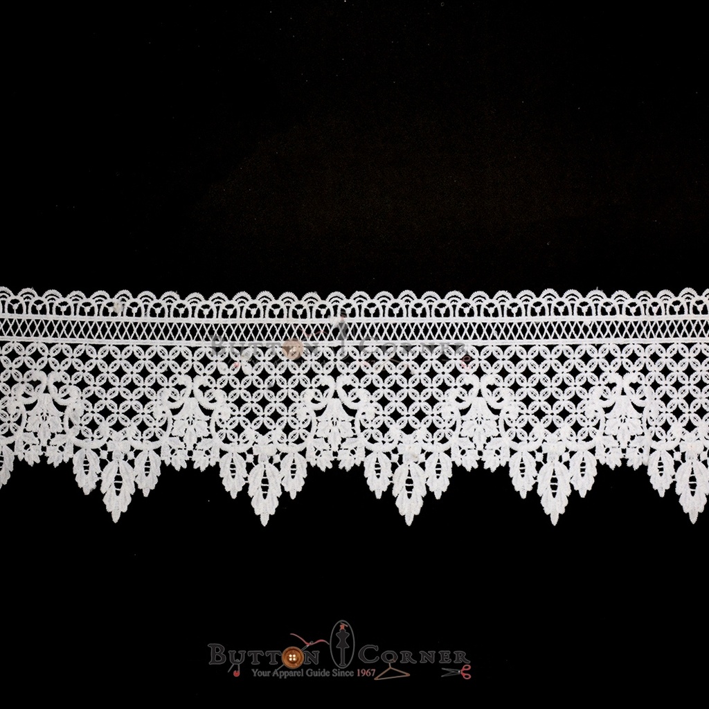 One Side Border Shuttle Lace